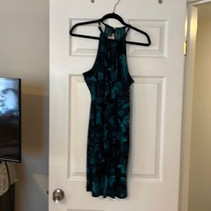 Beautiful Kors dress with wrap front. Very flattering when on. Great colors